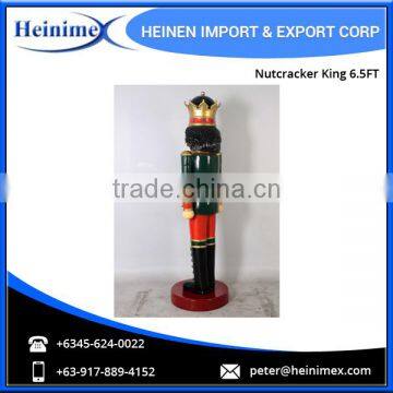 Automotive Lacquer Finish 6.5FT Fiberglass Nutcracker King photo-6