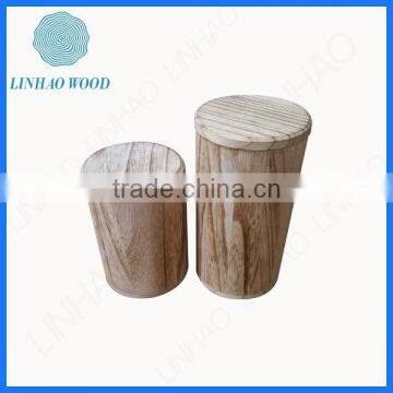 Wooden cosmetic container/Wooden round boxes with lids