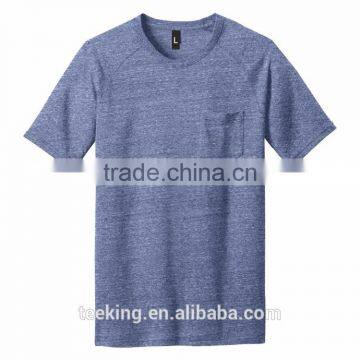 Custom fashion high quality tri blend t shirt