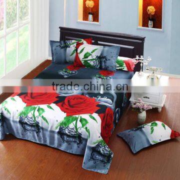 Animal Horse 3 D Bedding Cotton Duvet Cover Bed Set photo-2