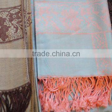 Fahion High Quality Woman100%rayon Designer Plaid Rose Scarf photo-5