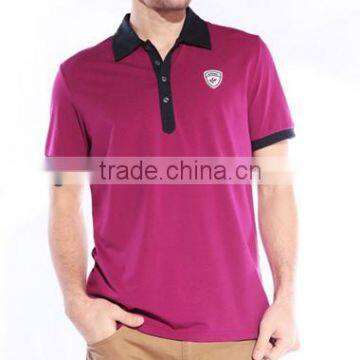 Mens Polo shirt design with four buttons