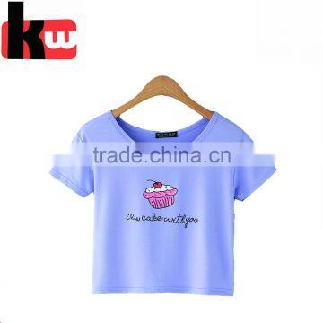 Fashion Design Custom Print Women T Shirt