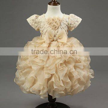 american princess flower girl dresses tulle dress kids baby dress party