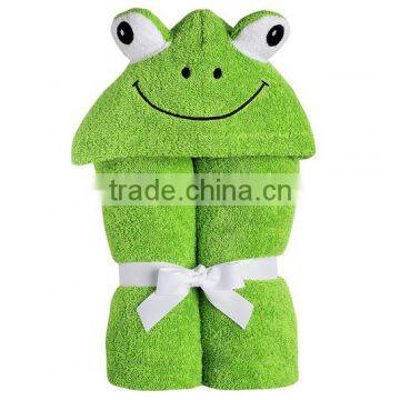 Trade Assurance Applique Animal Baby Hooded Towel Fabric Cotton/custom Terry Baby Towel With Hood for Bath