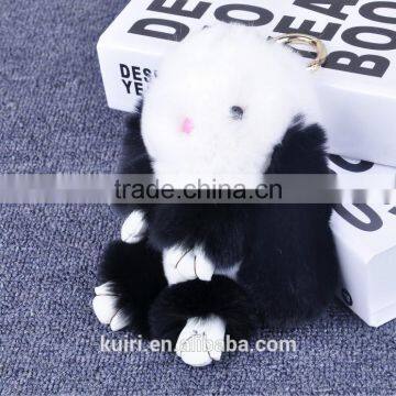 2017 Hot Sales Type Funny Rabbit Fur Dolls Bag Charms Woman Rex Rabbit Fur Poms Colourful Bag Pendant photo-5