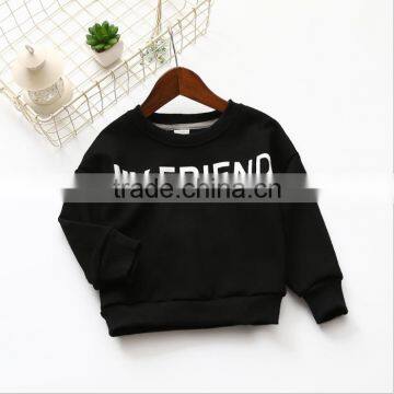 100% Cotton Kids Winter Clothes and Print Words Baby Boys Hoodies photo-2