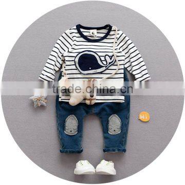 S17662A 2017 Spring and Autumn Kids Clothing Casual Jeans Pants photo-2