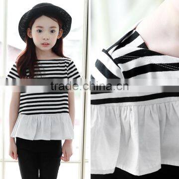 S17605A Wholesale New Striped Children Kids Short Sleeve t Shirt photo-5