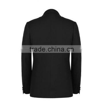 Juqian OEM Wholesale Slim Fit Classic Design Trendy Man Business Suits Black photo-6