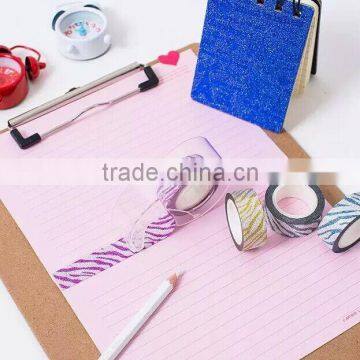 15mm*5m Glitter Tape Zebra Pattern Design Customized Planner Accessories Adhesive Paper Tape photo-2