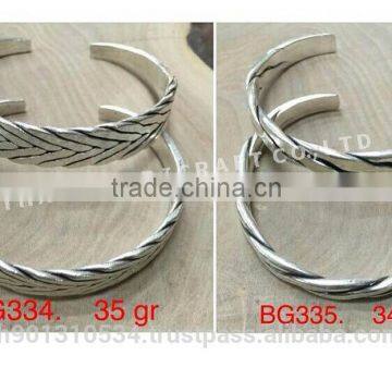 New Thai Karen Silver Bangle Jewelry 925 Sterling Silver