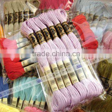 100% Egyptian Long Fibre Cotton 12 Pieces 8 m Cotton Floss Cross Stitch Thread photo-4