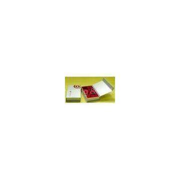 Book Shape USB Cardboard Gift Boxes with Hotfoil Logo for Bank USB Packaging