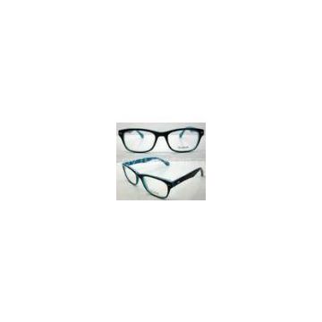 Blue Black Stylish Acetate Optical Frame For Women, Men 52-18-140mm