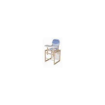 Modern Dining Babies High Chairs , Adjustable Wooden High Chair for Kids