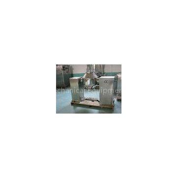 Double Cone Powder Mixing Equipment / stainless steel mixer for barrel stop