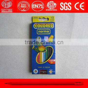 7'' 12 pcs colour pencil in paper box
