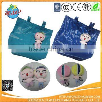 canvas printing bag with doll purse