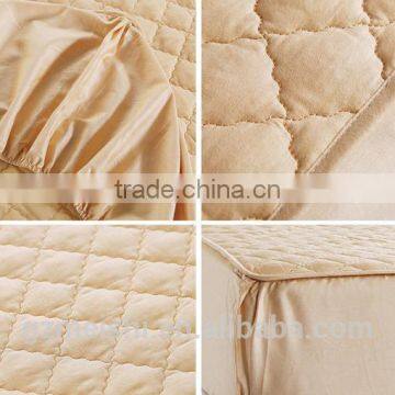 Chinese Supplier Crib Solid Color Waterproof Mattress Protector for Hotel/home photo-3