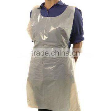 Hot sale! Hairdresser apron plastic, disposable food plastic apron