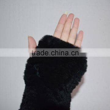 SJ788-01 25*12CM 2016 Christmas Winter Fur Fingerless Hand Warmers for Writing