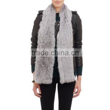 SJ629-01 Newest Fashion Fur Scarf for Woman