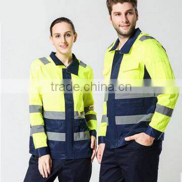 New Fashion Yellow Safety Reflective Jacket Unisex Workwear photo-4
