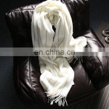 Cashmere Scarf Lady Vertical Stripe Dotted Line Fashionable Scarf photo-6