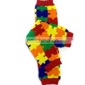 Rainbow Jigsaw Puzzle Leg Warmers Jigsaw Puzzle Baby Leg warmers