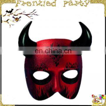 Halloween devil scary gold blocking party mask FGM-0106