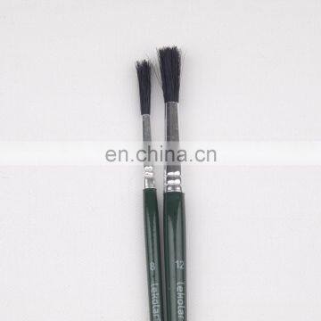 Hot Selling Round Bristle Painting Brush With Short Wood Handle