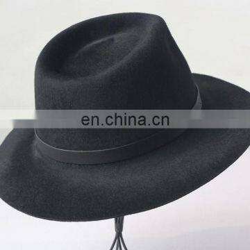 Ladies Formal Fashion Spring Wool Fedora Hat photo-4
