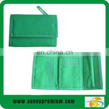 customized polyester foldable handle wallet