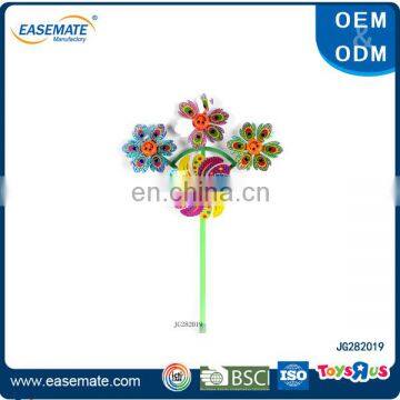 Hot selling mini plastic windmill for garden decoration