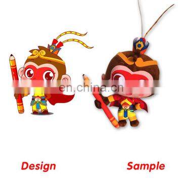 Hot selling wholesale soft cute stuffed plush toy,custom monkey plush toy