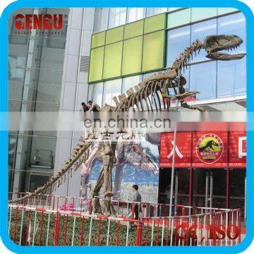 Dinosaur fossil decorations for playground