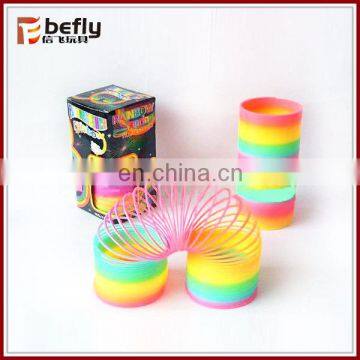 Colorful spring rainbow toys for children