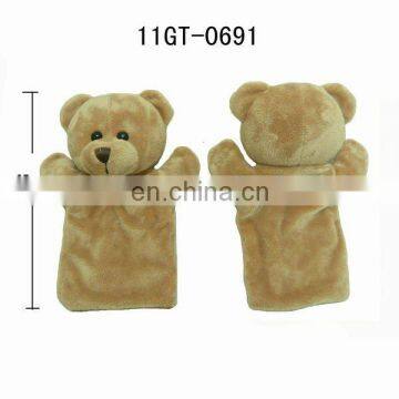 Lovely plush teddy bear hand puppet