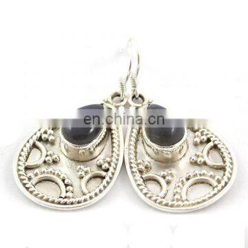 Handmade silver jewelry Beautiful silver earrings 21017 New fashion earrings Indian silver jewelry