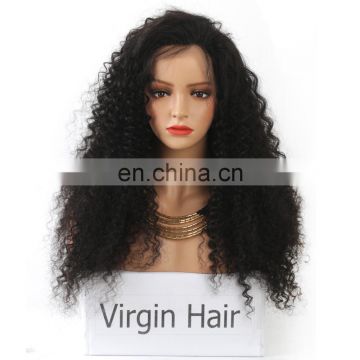 Wholesale Price Customized Curly virgin Brazilian Hair afro human hair wig