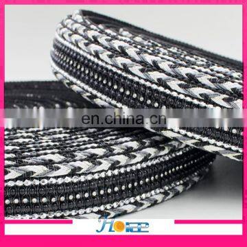 Factory Directly Sale 4cm Braided Ribbon for Shoes Knitted Ribbon for Clothing photo-4