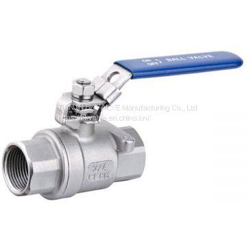 STAINLESS STEEL SS304/SS316 FEMALE  2 PCS BALL VALVE