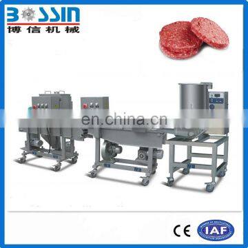 Industrial used large capacity small model burger patty processing line