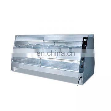 The Popular Warming Showcase Display Warmer With 30-85 Degrees Glass Food Warmer Display Showcase