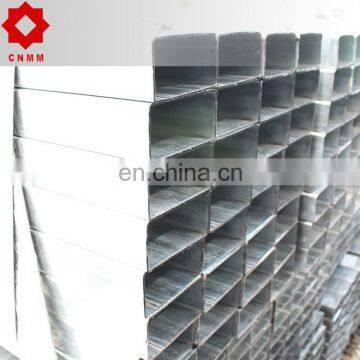 iron weight of gi square pipe galvanized steel tube price list