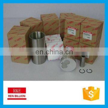 Engine system cylinder liner kit 4D94E rebuild new kit piston+ring+cylinder liner+pin+clip