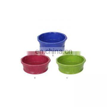 China factory free sample custom ceramic pet dog bowl