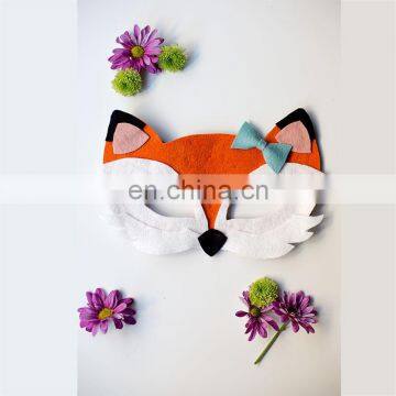 Forest Friends Felt Face Masks 10pcs Animal Party Mask Children Felt Animal Mask for Kids photo-3