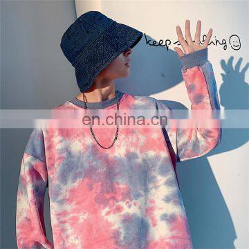 Tie Dye Oversize With Rulex Crewneck Unisex Mens Womens Hoodies Sweatshirt